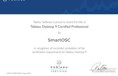 chứng chỉ Data Analyst